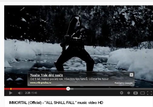 youtube advertisement fail